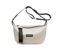 NICOLE & DORIS Bolsa Deportiva Bandolera Bolso Cruzado de Elegante Bolsos de Hombro Pequeña Bolso Cinturón Mujer PU Cuero para Escuela, Viajes y Todos los Días Blanco roto