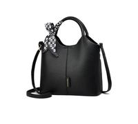 NICOLE & DORIS Bolso Bandolera Moda Bolso de Mano Elegante Bolsa de asa Superior Mujer Cuero PU Bolsos Cruzado para Viajes Diarios Negro A