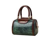NICOLE & DORIS Bolso Bandolera Mujer Bolso de Mano de Cocodrilo Bolso de Hombro de PU Cuero Bolso Señora Bandolera Bolsos Cruzados Bolsos de Fiesta Verde