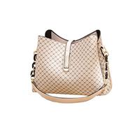 NICOLE & DORIS Bolso Bandolera Mujer de Cuero PU,Tote Grande De Hombro para Diario Trabajo Viaje,Bolsa de Mano VintageModa Clásica y Práctica Elegante Caqui