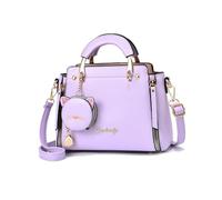 NICOLE & DORIS Bolso Bandolera Mujer Pequeño Bolso Señora Tote Lindo Bolsa Cruzado con Monedero Bolsa de Mensajero para Niñas Bolsos de Mano de Fiesta Púrpura