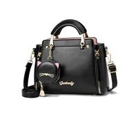 NICOLE & DORIS Bolso Bandolera Mujer Pequeño Bolso Señora Tote Lindo Bolsa Cruzado con Monedero Bolsa de Mensajero para Niñas Bolsos de Mano de Fiesta Negro