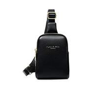 NICOLE & DORIS Bolso Bandolera para mujer Bolso bandolera cruzado Pequeño Bolso de lápiz labial para niñas Bolso pequeño Ligero con ranuras para tarjetas Negro