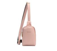 NICOLE & DORIS Bolso Bandolera para mujer Bolso bandolera cruzado Pequeño Bolso de lápiz labial para niñas Bolso pequeño Ligero con ranuras para tarjetas Rosado
