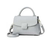 NICOLE & DORIS Bolso con asa Superior Elegante Bolsa de Mano Retro Bolsos Cruzados para Mujer para Trabajar Citas Uso Diario Gris A