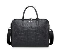 NICOLE & DORIS Bolso de Computadora Mujer Hombres Bolsos Bandolera para Ordenador Multifuncional Portátil Hombro Bolsa 13-15 Inch Maletín para Portátiles Negro