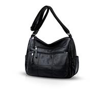 NICOLE&DORIS Bolso de Hombro Bolso de Las Mujeres Bolso de Mensajero de la Capacidad Grande del Cuero de la PU
