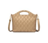 NICOLE & DORIS Bolso de Mano de Moda Bolsa de asa Superior Elegante Nuevo Modelo Bandolera Mujer Cuero PU para Viajes Diarios Caqui