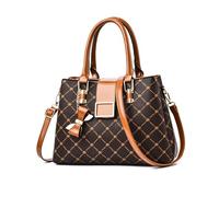 NICOLE & DORIS Bolso de Mano Elegante Bolsa Tote Gran Capacidad Bolso Cruzado Bolso de Hombro con Asa Superior para Trabajo Viaje Compras Amarillo tierra A