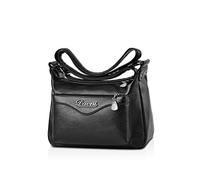 NICOLE & DORIS Bolso de Mujer Bandolera Bolsillos Impermeable Bolsos Pequeños Bandoleras Bolsa para Negro