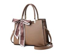 NICOLE & DORIS Bolso de Mujer Bolso de Mano Elegante Bolso Bandolera Totes Bolso Hombro PU Cuero Bolsos Cruzados para Trabajo Diario Vida Navidad y Fiesta Caqui