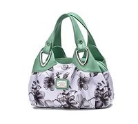 NICOLE & DORIS Bolso de Mujer de Mano Hombro Bolso de Moda Bolso de Las Señoras PU Cuero Bolso Mujer Bolsos de Fiesta Grande Bolsos de Bonitos con Estampado de Flores