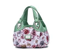 NICOLE & DORIS Bolso de Mujer de Mano Hombro Bolso de Moda Bolso de Las Señoras PU Cuero Bolso Mujer Bolsos de Fiesta Grande Bolsos de Bonitos con Estampado de Flores