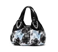 NICOLE & DORIS Bolso de Mujer de Moda Bolso Señora Bandolera Tote Bolso Exquisito Bonitos Bolsos de Hombro Mujer Grandes Bolsos PU Cuero Bolsa Compra con Estampado