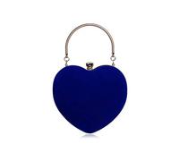 NICOLE & DORIS Bolso de Noche para Mujer Bolsos de Fiesta Clutch Bolsa de Hombro Bolso de Mano Bolsos Boda Bolso de Cadena Azul