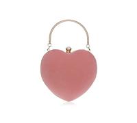 NICOLE & DORIS Bolso de Noche para Mujer Bolsos de Fiesta Clutch Bolsa de Hombro Bolso de Mano Bolsos Boda Bolso de Cadena Rosa Claro