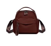 NICOLE & DORIS Bolso Mujer Pequeño Bolso Bandolera Ligero Bolsos de Hombro Casual Bolsos Cruzados Multifunción para Deportiva Casual Viajes Rojo Marrón