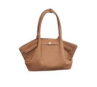 NICOLE & DORIS Bolso Shopper Mujer Bolso Tote Elegante Bolsos Bandolera Grandes Bolso Hombro de Ante Bolso de Mano per Lavoro, Shopping e Viaggi Marrón