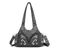 NICOLE & DORIS Bolso Tote Mujer Bolso Bandolera Casual Bolso Shopper Bolso de Mano PU Cuero Suave Bolso Hombro Bolso Hobo per Lavoro, Shopping e Viaggi Gris
