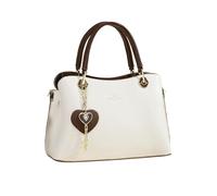 NICOLE & DORIS Bolsos de Mano Mujer Bolso de Bolsillo Múltiple Bolso Bandolera Elegante Bolso Mensajero Cuero PU Bolso de Hombro para Trabajar Trabajo Viaje Blanco