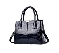 NICOLE & DORIS Bolsos de Mujer Bolso Señora Bandolera Casual Bolso de Mano de Cuero PU Bolso Hombro Bolsos Cruzados para Shopper y Oficinas Azul Marino