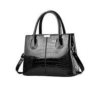 NICOLE & DORIS Bolsos de Mujer Bolso Señora Bandolera Casual Bolso de Mano de Cuero PU Bolso Hombro Bolsos Cruzados para Shopper y Oficinas Negro