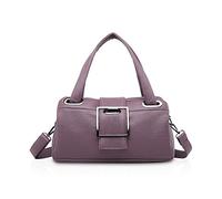 NICOLE & DORIS Bolsos de Mujer Bolsos para Damas Bolsos de Bandolera de Moda Bolso de Cuero PU Retro Bolsos de Mujeres Púrpura