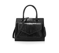 NICOLE & DORIS Bolsos de Mujer de Cocodrilo Bolso Bandolera Mujer Grande Cuero Bolso PU Bolsos de Hombro de Moda Negro