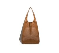 NICOLE & DORIS Bolsos de Mujer Grandes Bolso Bandolera Bolso Tote con Compartimento Bolsos Universidad Piel Suave Bolso de Hombro Ligero Plegable Bolso Trabajo Marrón Claro