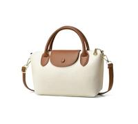 NICOLE & DORIS Bolsos de Mujer Nuevos Bolso Bandolera Pequeño Bolso de Las Señoras Cuero PU Bolso Crossbody para Niñas Bolsos de Mano de Fiesta Beige