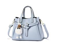 NICOLE & DORIS Bolsos de Mujer Nuevos Bolso de Mano Elegante Bolso Bandolera Cuero PU Bolso Tote Bolsos Cruzados Bolso de Hombro para Trabajar Compras Azul