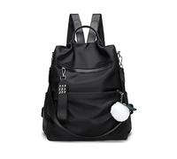 NICOLE & DORIS Bolsos Mochilas Mujer Antirrobo Mochila Casual Bolso Bandolera Mochila Gran Capacidad Mochila de Nylon para Viaje Escuela Compras y Trabajo Negro