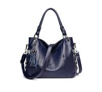 NICOLE & DORIS Bolsos Mujer Grandes Bolsos Totes Elegante Bolso Hombro Hobo Bolso de Mano Bandolera PU Cuero Suave Bolso per Lavoro, Shopping e Viaggi Azul