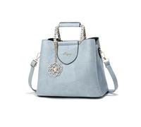 NICOLE & DORIS Bolsos Mujer Pequeños Bolso de Mano de Moda Bolso Bandolera con Asa Bolso de Hombro Impermeable Bolso Tote Pequeño Bolsos Cruzados Azul