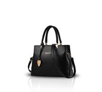 NICOLE&DORIS Bolsos para Mujer Bolsos de Hombro Bolsos de Mano con Asas Superiores Negro