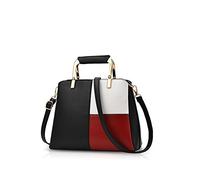 NICOLE & DORIS Bolsos Simples de Las Mujeres Bolsa de Hombro Grande Bolso Señora Bandolera Bolso Trabajo Mujer Cuero de la PU Diario Vida Negro