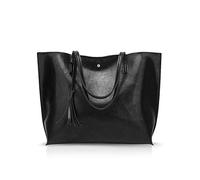 NICOLE & DORIS Bolsos Totes para Mujer Bolso de Mano para Mujer Bolsos Bandolera para Mujer de Cuero PU Bolso de Hombro para Mujer Negro