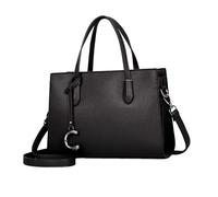 NICOLE & DORIS Elegante Bolso de Mujer Bolso de Mano Informal Bolso Bandolera Cuero PU Bolso Tote Bolso de Hombro para Trabajar Compras Negro