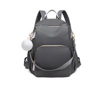NICOLE & DORIS Mochila Escolar Casual,Mochila Antirrobo para Mujer, Impermeable Ligera y Resistente Mujeres del Ordenador Portátil Gris oscuro