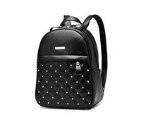 NICOLE & DORIS Mochila Mujer Pequeña de Cuero Bolsos Mochila de Moda Señoras Mochila Impermeable Casual Daypack Mochilas de Viaje Mochila con Tachuelas