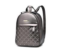 NICOLE & DORIS Mochila Mujer Pequeña de Cuero Bolsos Mochila de Moda Señoras Mochila Impermeable Casual Daypack Mochilas de Viaje Mochila con Tachuelas