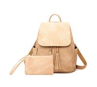 NICOLE & DORIS Mochila para mujer Bolsos Mochilas Casual escolar para mujer Impermeable Mochilas de Viaje Mochilas Bolsos Moda Caqui