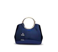 NICOLE & DORIS Moda Bolso de Las Señoras Tote Bolso Bandolera Pequeño Mujer Bolsos de Fiesta Cuero Bolso PU Azul