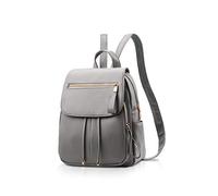 NICOLE&DORIS Moda para Mujer Mochila Mini Mochila Imitación de Cuero para Mujer Mochila Bolsa de Hombro Monederos Mochila para niñas Gris