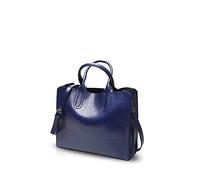 NICOLE&DORIS Mode Bolsos de Mano para Mujer Monederos Bolso Crossbody Mujer Bolso de Bandolera Bolsa Tote Durable PU Azul