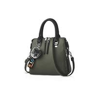 NICOLE&DORIS Mujer Moda Bolsos de mano Clásico Señoras Cuerpo cruzado Bolsa de hombro Bolsa de mensajero Cuero Gran capacidad Verde