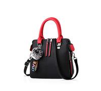 NICOLE&DORIS Mujer Moda Bolsos de mano Clásico Señoras Cuerpo cruzado Bolsa de hombro Bolsa de mensajero Cuero Gran capacidad Negro