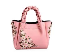 NICOLE & DORIS Sac à Main de Exquis Bolso de Hombro Avec Broderie Bolso Bandolera para Mujer Bolso Señoras Tote Mode Bolsos de Asa Superior Rosa