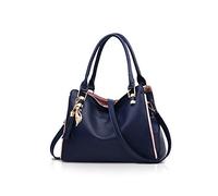 NICOLE&DORIS Señoras Bolsa de Hombro Hobos y Bolsos de Hombro para Mujer Bolsos de Moda Grande Bolso de Mano Azul Oscuro