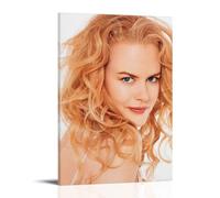 Nicole Kidman - Póster decorativo de estrella femenina de belleza, lienzo para pared e impresión artística moderna para dormitorio familiar, 40 x 60 cm